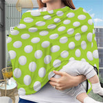 Green Golf Ball Pattern Print Baby Seat Cover