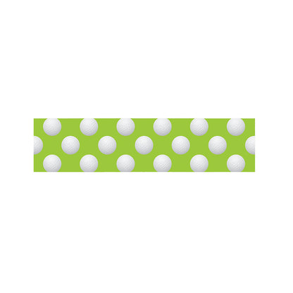 Green Golf Ball Pattern Print Bed Runner