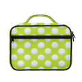 Green Golf Ball Pattern Print Briefcase Bible Bag