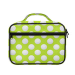 Green Golf Ball Pattern Print Briefcase Bible Bag
