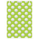 Green Golf Ball Pattern Print Curtain