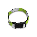 Green Golf Ball Pattern Print Dog Collar