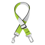 Green Golf Ball Pattern Print Dog Seat Belt