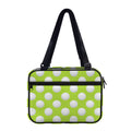 Green Golf Ball Pattern Print Double Strap Bible Bag