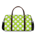 Green Golf Ball Pattern Print Duffel Bag