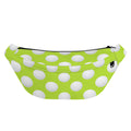 Green Golf Ball Pattern Print Fanny Pack