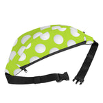 Green Golf Ball Pattern Print Fanny Pack