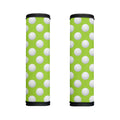 Green Golf Ball Pattern Print Handle Covers