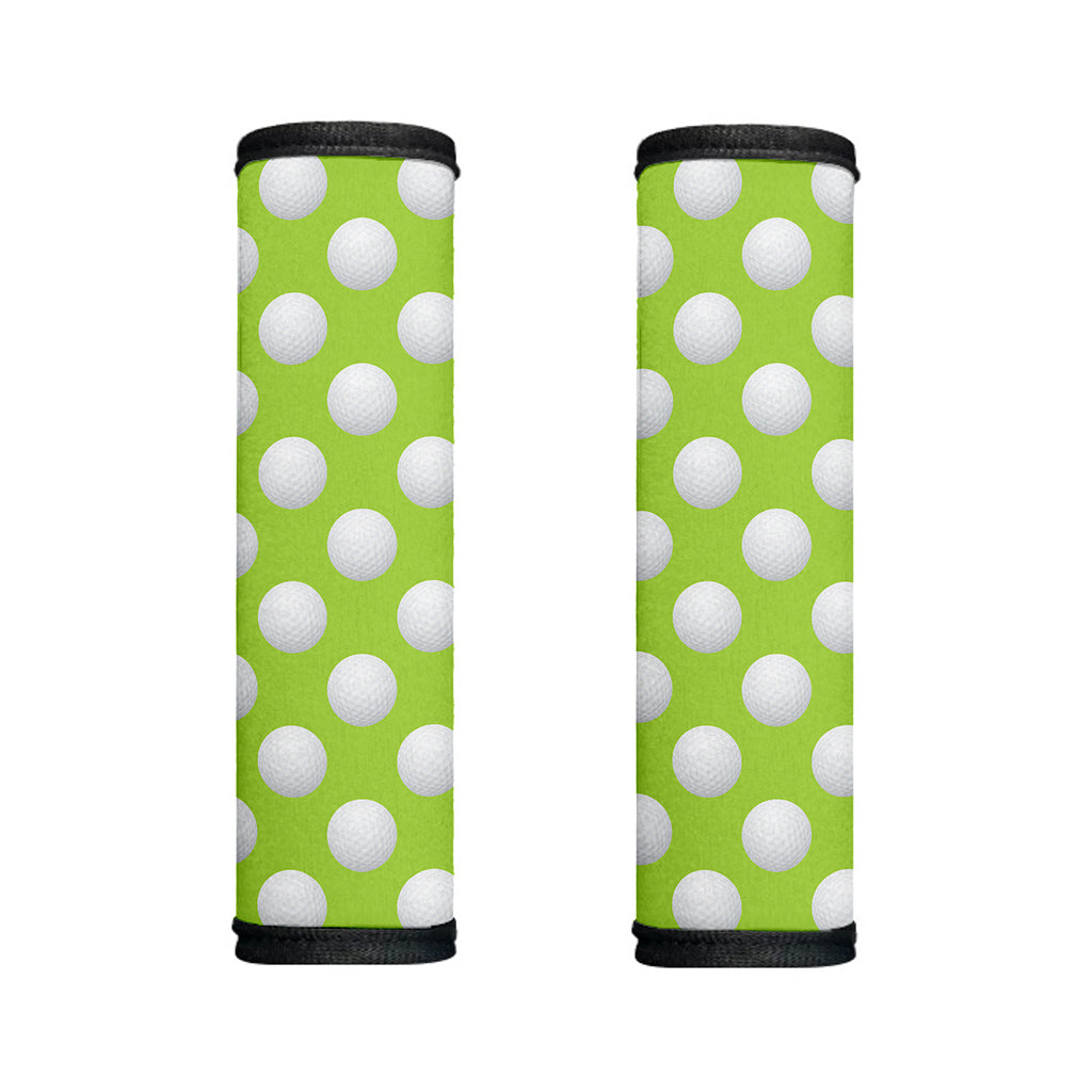 Green Golf Ball Pattern Print Handle Covers