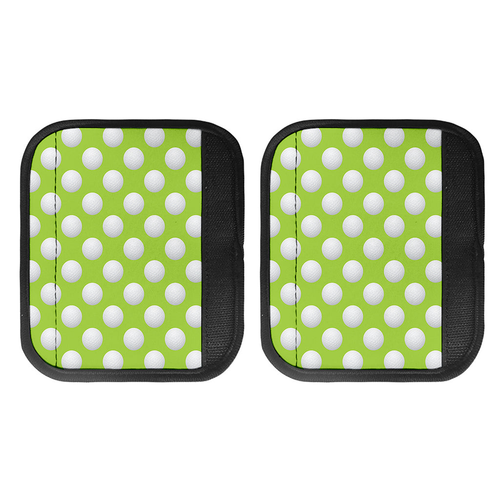 Green Golf Ball Pattern Print Handle Covers