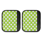 Green Golf Ball Pattern Print Handle Covers