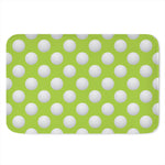 Green Golf Ball Pattern Print Indoor Door Mat