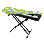 Green Golf Ball Pattern Print Piano Keyboard Cover