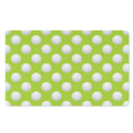 Green Golf Ball Pattern Print Polyester Doormat