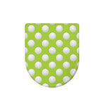 Green Golf Ball Pattern Print Toilet Lid Cover