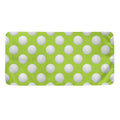 Green Golf Ball Pattern Print Towel