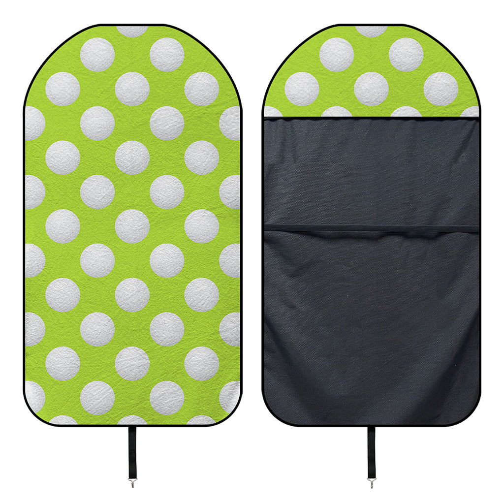 Green Golf Ball Pattern Print Waterproof Car Seat Cover