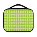Green Harlequin Pattern Print Classic Bible Case