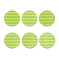 Green Harlequin Pattern Print Coaster Set