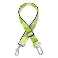Green Harlequin Pattern Print Dog Seat Belt