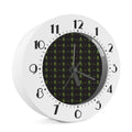 Green Heartbeat Pattern Print Alarm Clock