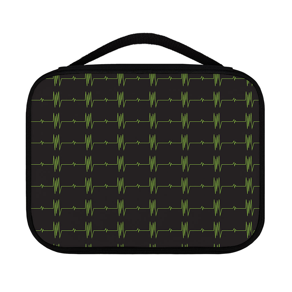 Green Heartbeat Pattern Print Classic Bible Case
