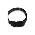 Green Heartbeat Pattern Print Dog Collar