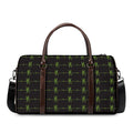 Green Heartbeat Pattern Print Duffel Bag