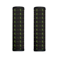 Green Heartbeat Pattern Print Handle Covers