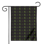 Green Heartbeat Pattern Print House Flag