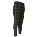 Green Heartbeat Pattern Print Men's Compression Pants