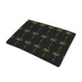 Green Heartbeat Pattern Print Pet Cooling Mat Cover