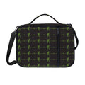 Green Heartbeat Pattern Print Shoulder Strap Bible Bag