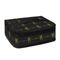 Green Heartbeat Pattern Print Small Lunch Bag