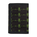 Green Heartbeat Pattern Print Trifold Wallet
