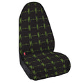 Green Heartbeat Pattern Print Waterproof Car Seat Cover