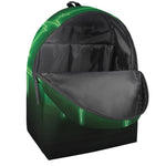 Green Heartbeat Print Backpack