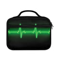 Green Heartbeat Print Briefcase Bible Bag