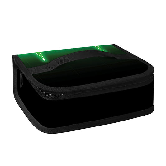 Green Heartbeat Print Small Lunch Bag