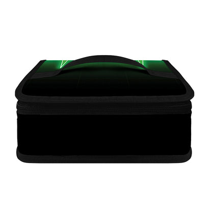 Green Heartbeat Print Small Lunch Bag