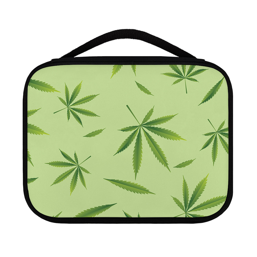 Green Hemp Leaves Pattern Print Classic Bible Case