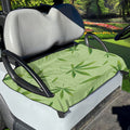 Green Hemp Leaves Pattern Print Golf Cart Seat Cover