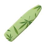 Green Hemp Leaves Pattern Print Ironing Board Cover