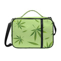 Green Hemp Leaves Pattern Print Shoulder Strap Bible Bag