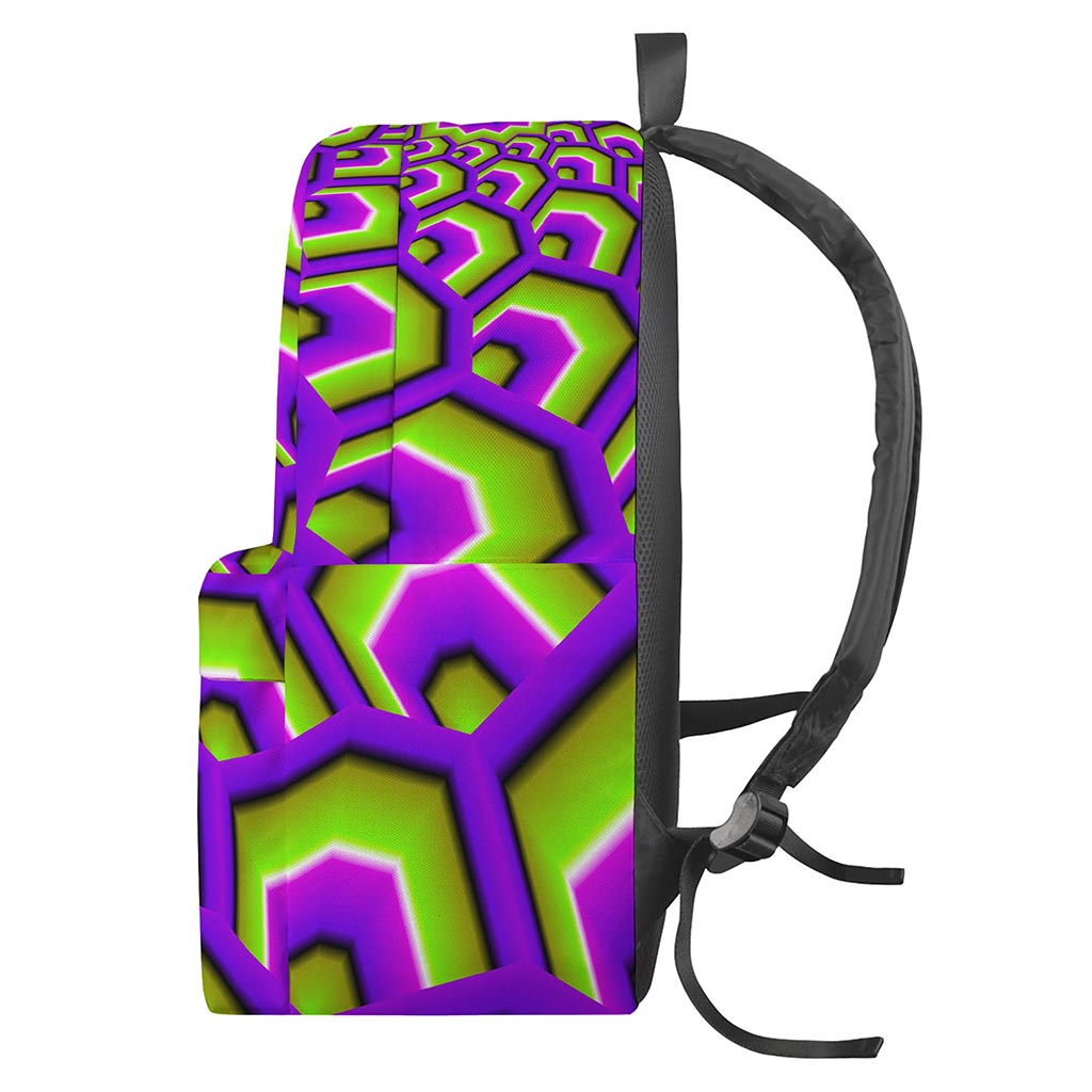 Green Hive Moving Optical Illusion Backpack