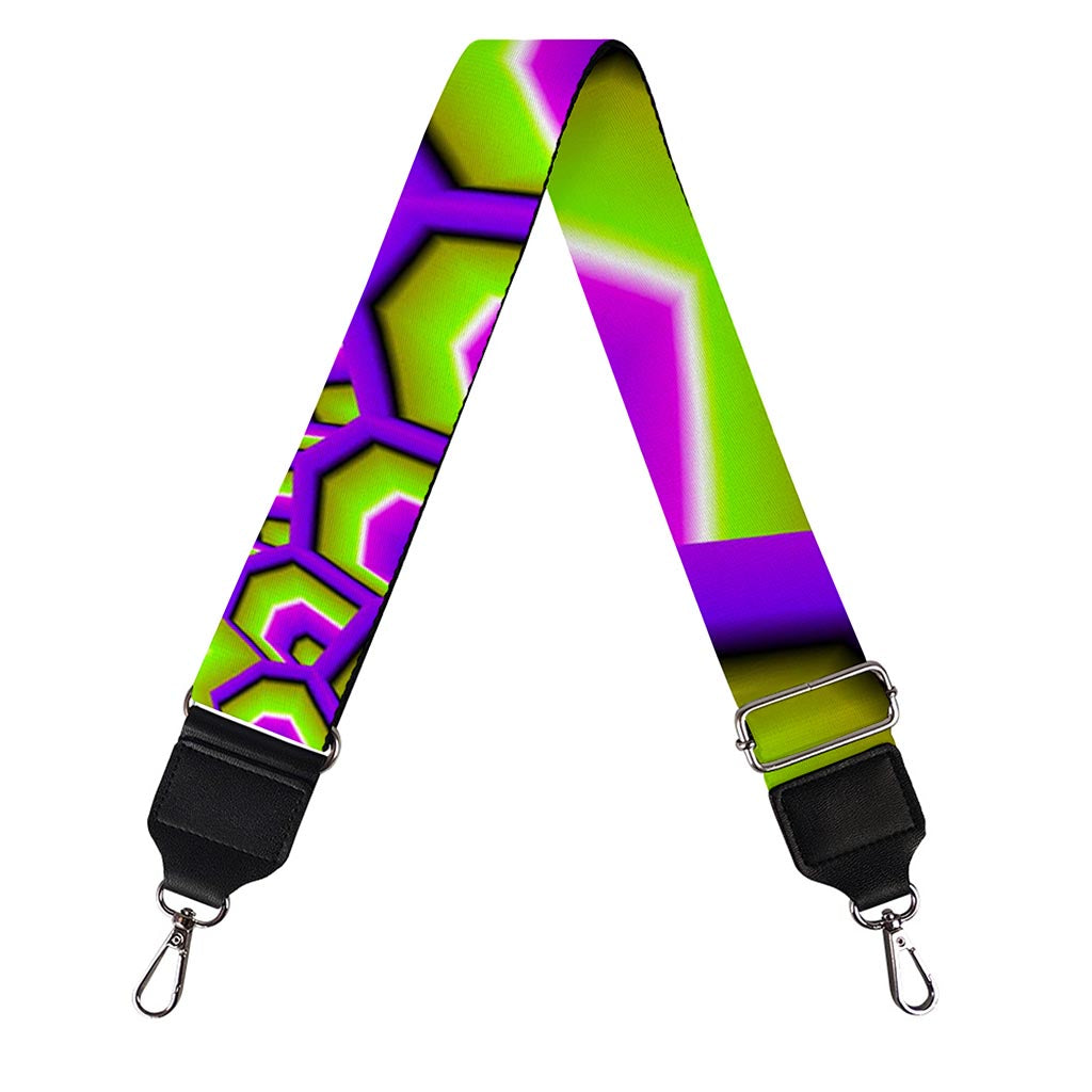 Green Hive Moving Optical Illusion Bag Strap