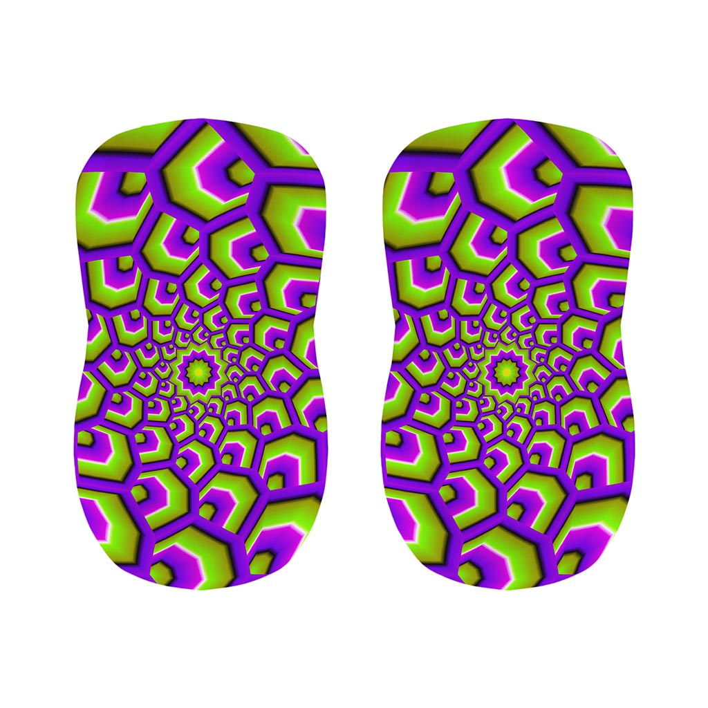 Green Hive Moving Optical Illusion Bar Stool Covers