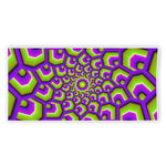 Green Hive Moving Optical Illusion Beach Towel
