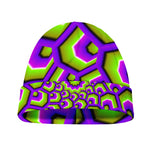 Green Hive Moving Optical Illusion Beanie