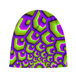 Green Hive Moving Optical Illusion Beanie
